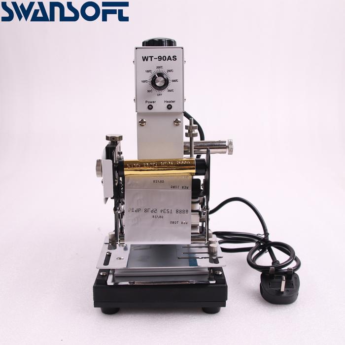 SWANSOFT Foil Stamping Machine Foil Bronzing Machine PVC CARD