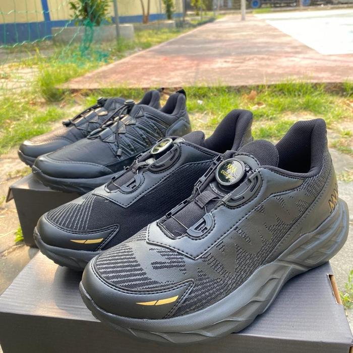 SEPATU EXDUMA SPARCO RACING BLACK TALI PUTAR BROTHERHOOD SUPER BLACK