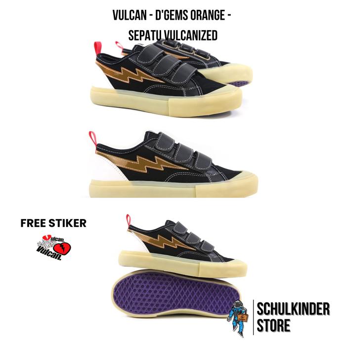 VULCAN - D'Gems orange - Sepatu vulcanized