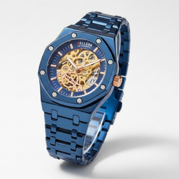 Terlaris Jam Tangan Pria Belleda 9532 Automatic Rantai Original Anti Air 30 meter Luxury Watches