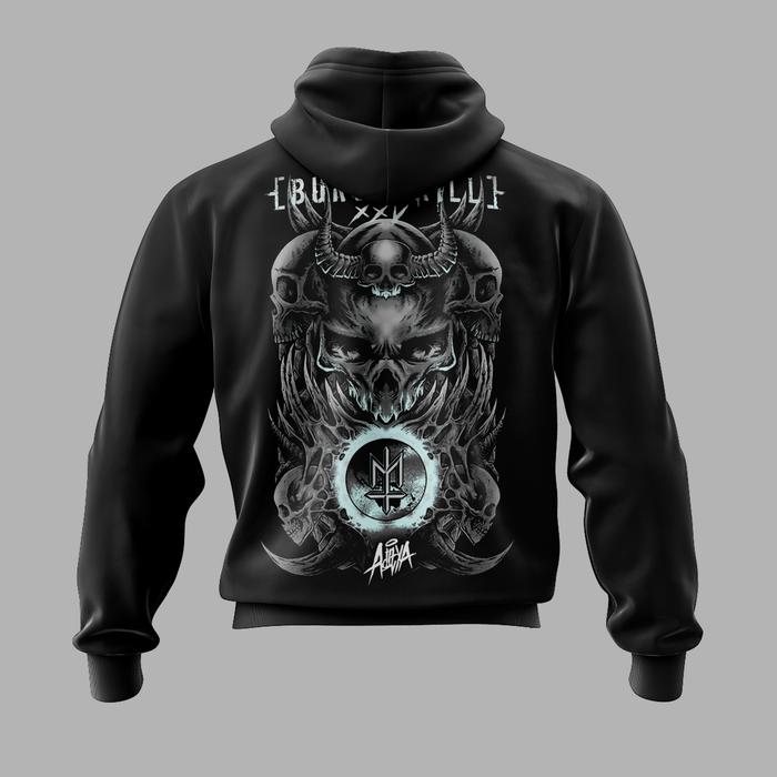 Jaket BURGERKILL X MATERNAL / Hoodie BURGERKILL X MATERNAL / Sweater BURGERKILL X MATERNAL Zipper ba
