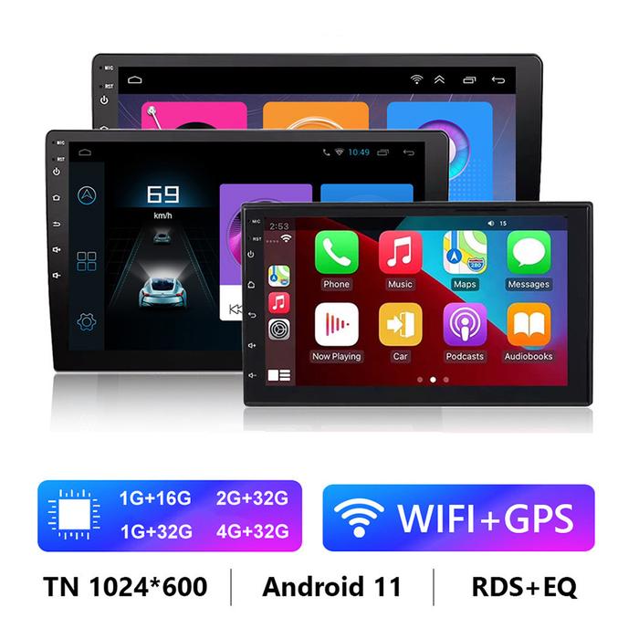 Universal 2 Din Central Multimedia Android 11 Player 2Din 7 9 10 Inch