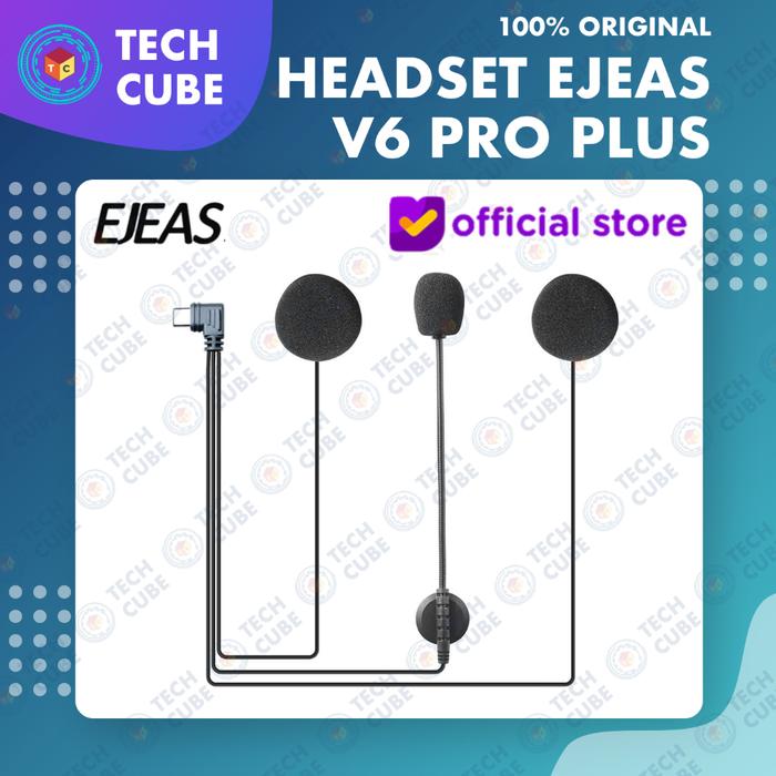 Headset Earpiece EJEAS V6 PRO PLUS PRO+ V7 Q8 V4 PLUS Mic Earphone Microphone Speaker Intercom Helm 