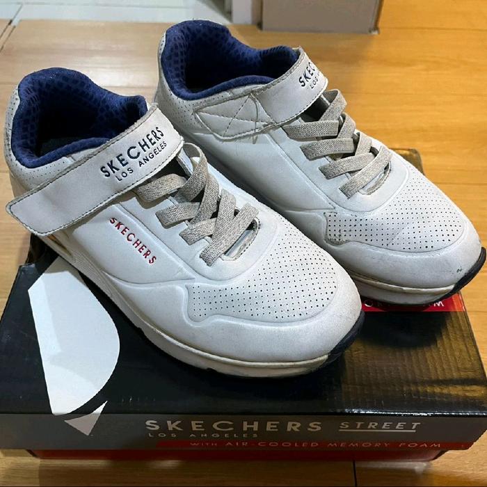 Sepatu Skechers Street Los Angeles White 33 / 23 cm