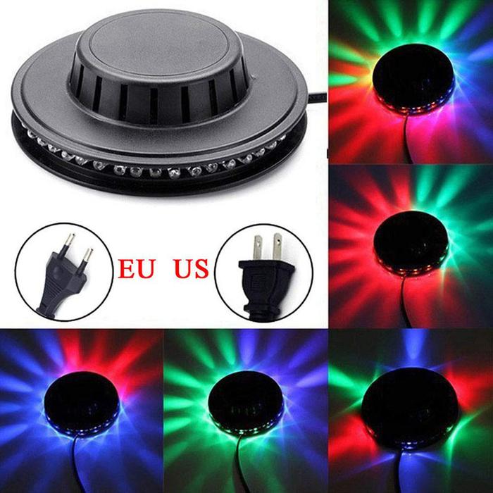 24W LED Sunflower Projector Light Party Bar DJ Sound Background UFO