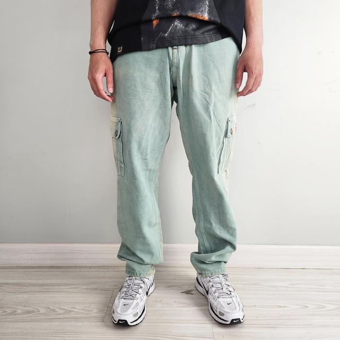 Denim It Up Ham! Jeansku H1 Cargo Antique Snowish Lime 100% Authentic