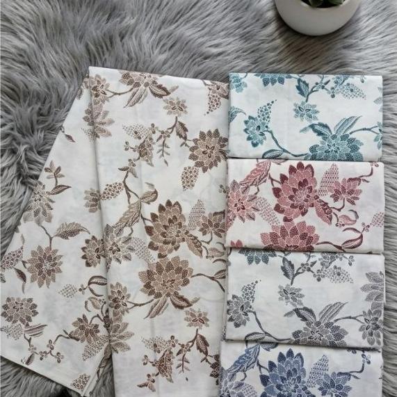 KAIN BATIK BAHAN TETRON / MOTIF MAWAR / BATIK SOFT