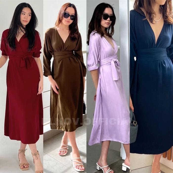 REBECCA DRESS - Dress Pantai / Dress Wanita / Dress Casual / Dress Katun