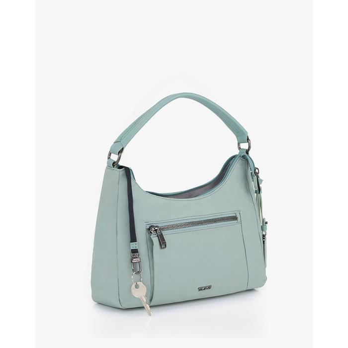 TUMI VOYAGEUR ADELAIDE HOBO CROSSBODY - MIST