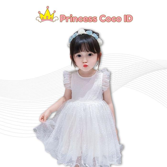 Promo [PRINCESSCOCO.ID] 0-7 Tahun Gaun Pesta Princess Kupu-Kupu Bayi Kids Fashion Dress Butterfly Co