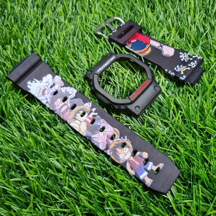 BNB BEZEL STRAP G-SHOCK DW-5600 DW-5700 GWX-5600 CUSTOM ONE PIECE LUFFY