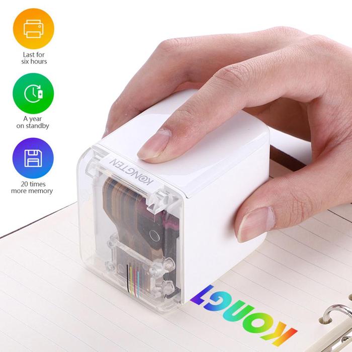 Handheld Printer Mini Portable Inkjet Printer Color Barcode Printer