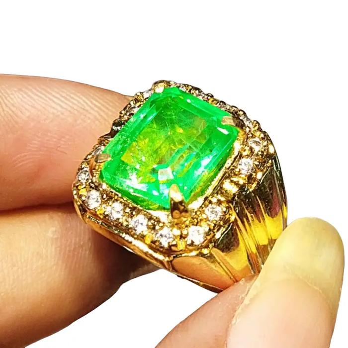 Batu Permata Zamrud Colombia Catam_Alpaka High Quality