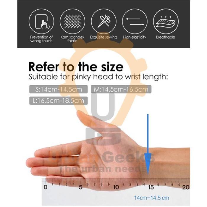 TERBATAS GLOVE Artist Drawing 2 finger digital tablet writing gloves Huion Veik