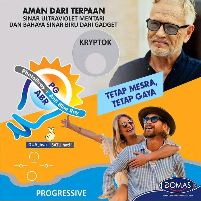 LENSA KRYPTOK BLURAY PHOTOCROMIC PG-ABR DOMAS BLUCROMIC