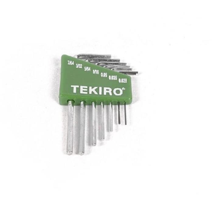 KUNCI L SET ELEKTRONIK 7 ( INCH) Kunci L Pendek Set 7 Pcs TEKIRO Inch – Hex Key Short Set HK-EL1199