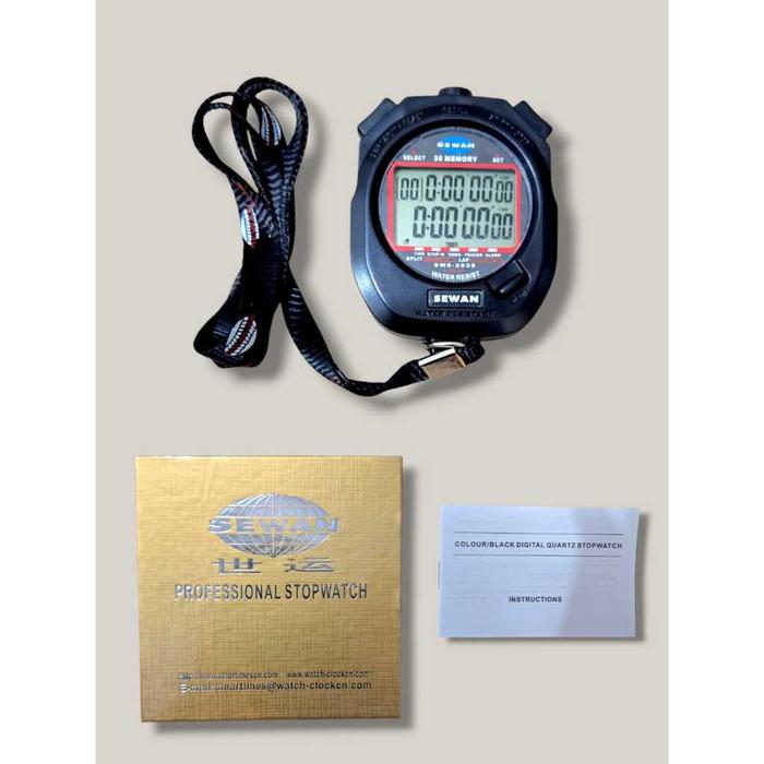 Sewan Stopwatch Digital 100 Memory