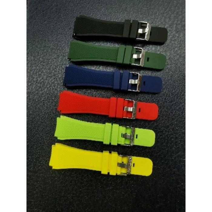 TALI STRAP KARET SILICONE JAM BELL & ROSE UKURAN 22MM FREE PEN
