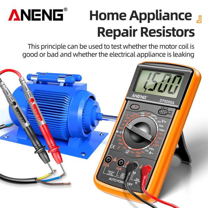 ANENG DT9205A Digital Multimeter Transistor Testers Capacitor