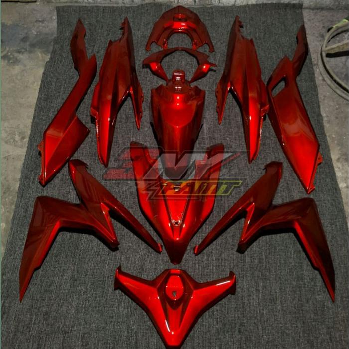 Body Vario LED new Gen 1 merah Candy bahan Ori