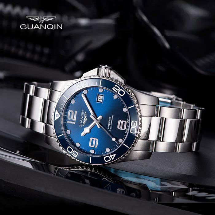 GUANQIN 2023 Mens Watches Mechanical Wristwatch NH35 Automatic Watch