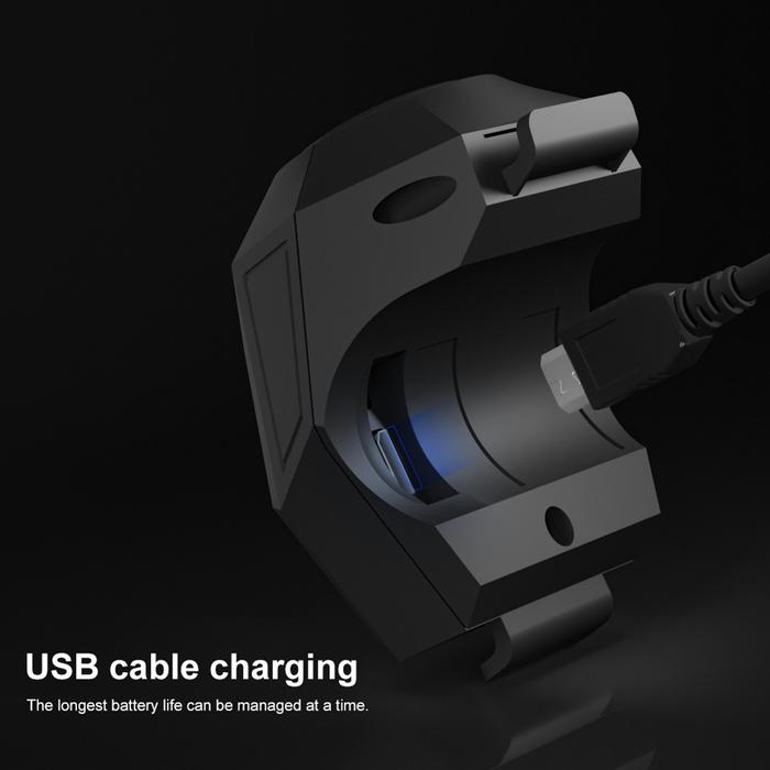 Bike Electronic Horn Bell USB Rechargeable Bicycle Handlebar Alarm