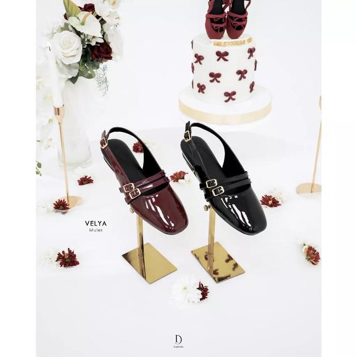 Melstore Jkt Damelia Sandal wanita mules velya DAMELIA MELSTORE JKT
