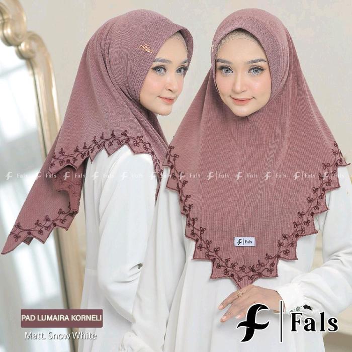 ** Fals Hijab ** Hijab Lumaira Pad Korneli Original Fals Hijab