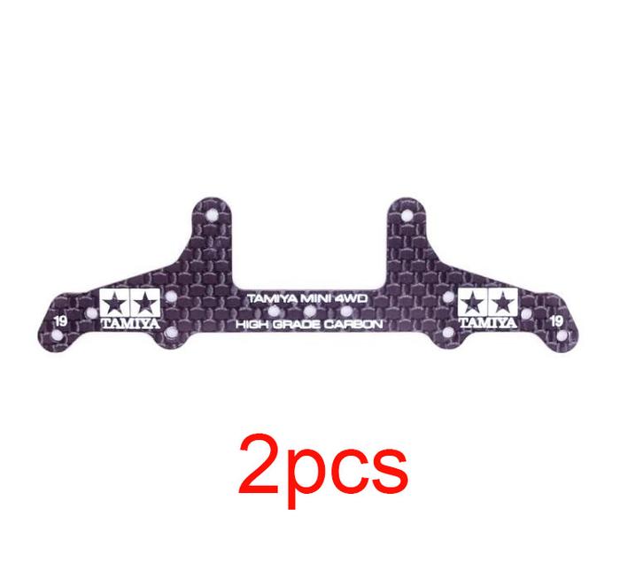 2 Pcs 95455 AR/S2/VS/Sxx Chassis 1.5 Mm Serat Karbon Pteris Huruf
