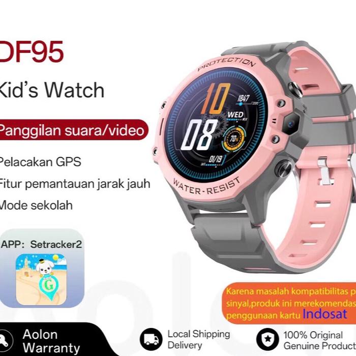(Preloved) Smartwatch Anak Aolon DF95 Sim 4G Voice Call HD Video Call