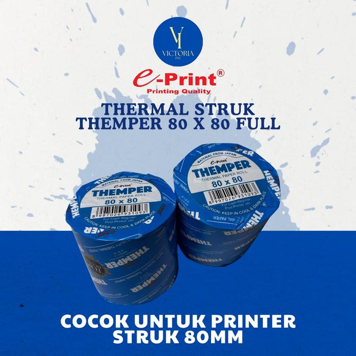 Eprint Kertas Thermal 80x80 Struk Eprint Themper 80x80 Thermal Kertas Eprint 80x80 Full
