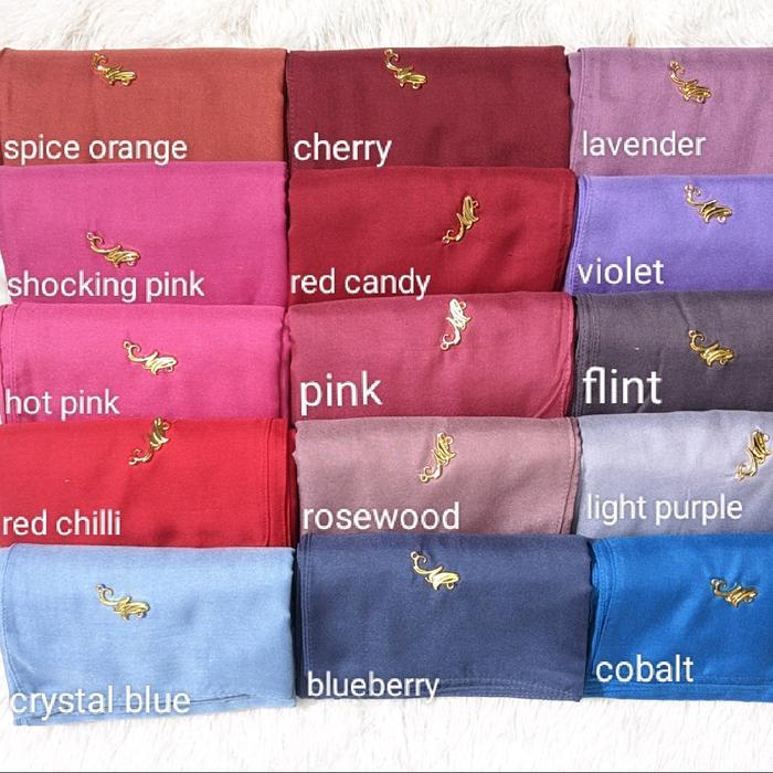 MYLADY - Hijab segiempat voal polos original mylady hijab Kerudung  Basic Segi Empat Square