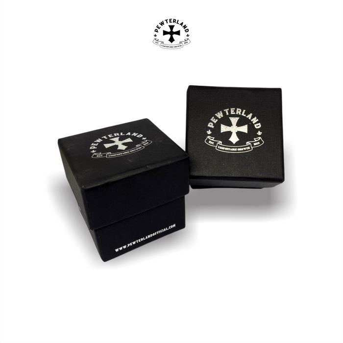Pewterland Pendant Koin Kuno Kalung Zodiak Bahan Logam Timah Tali Serat Kulit Hitam Pria Dan Wanita