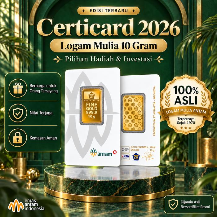 Antam Logam Mulia Emas Antam 10 Gram Emas Logam Mulia Antam 10 Gram