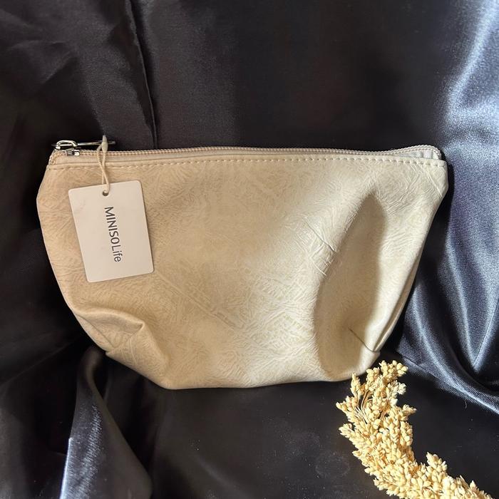 Pouch Miniso Beige / Pouch Miniso
