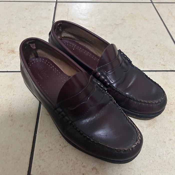 Gh bass co loafers burgundy