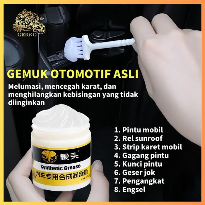 100g Grease Gemuk Sintetis / Gemuk Pelumas Mobil / Tahan Panas Gemuk Pelumas Bearing Oli