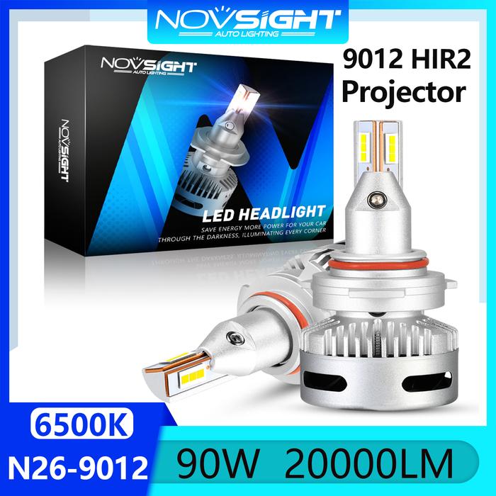 Terbaru Novsight N26 LED Proyektor Tipe Bohlam Lampu Depan 9012 HIR2