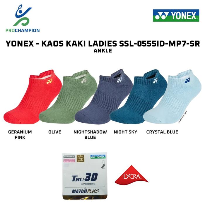 Kaos Kaki Badminton Yonex SSL-0555-MP7-SR