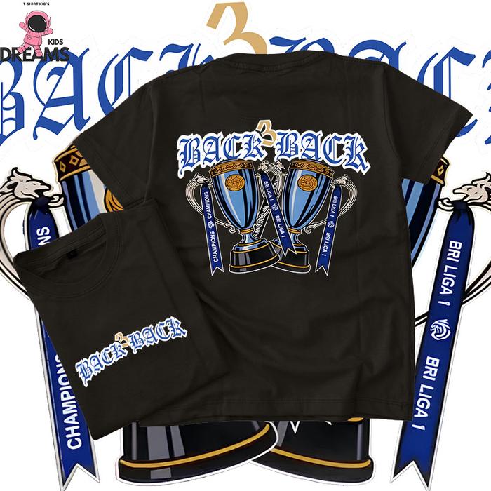 Kaos ANAK BACK 3 BACK Kaos suporter bola PERSIB BANDUNG Bobotoh viking PERSIB COTTON COMBED 30S Paka