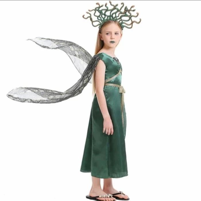 TERUJI medusa costume kostum medusa anak kostum yunani halloween costume