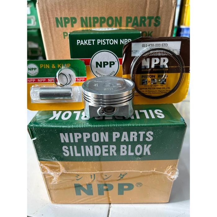 Boring Kit Paket Blok Seher Piston Vario 150 Led Npp Original
