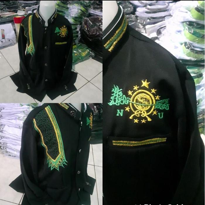 (( ABDULSHOP )) jasko/jas koko/busana muslim pria/ setelan anak-anak/remaja bordir sorban + logo NU