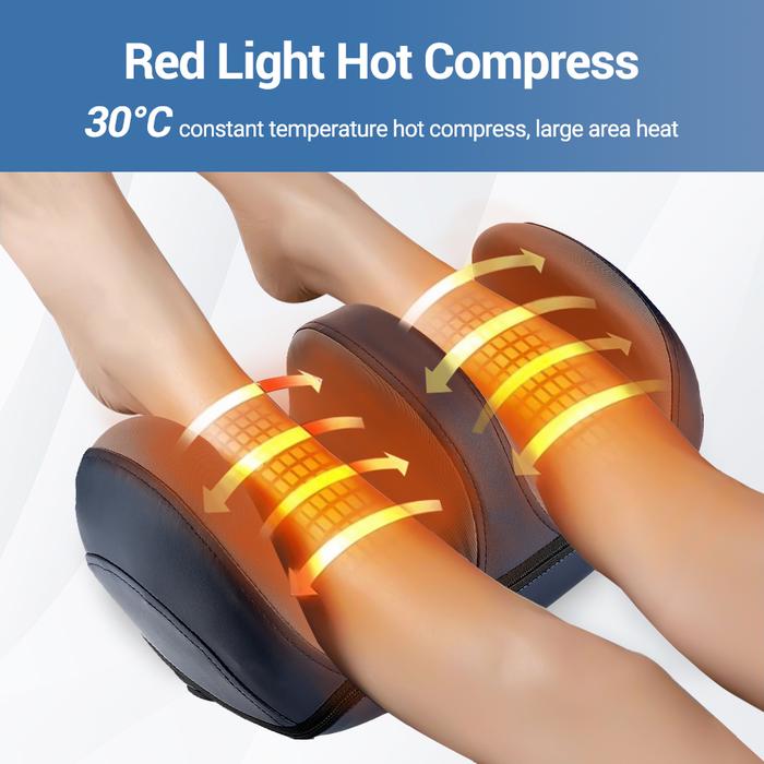 Electric Calf Foot Massager With Remote Control Knead Rolling Pressing Fully Automatic Sole Massage 