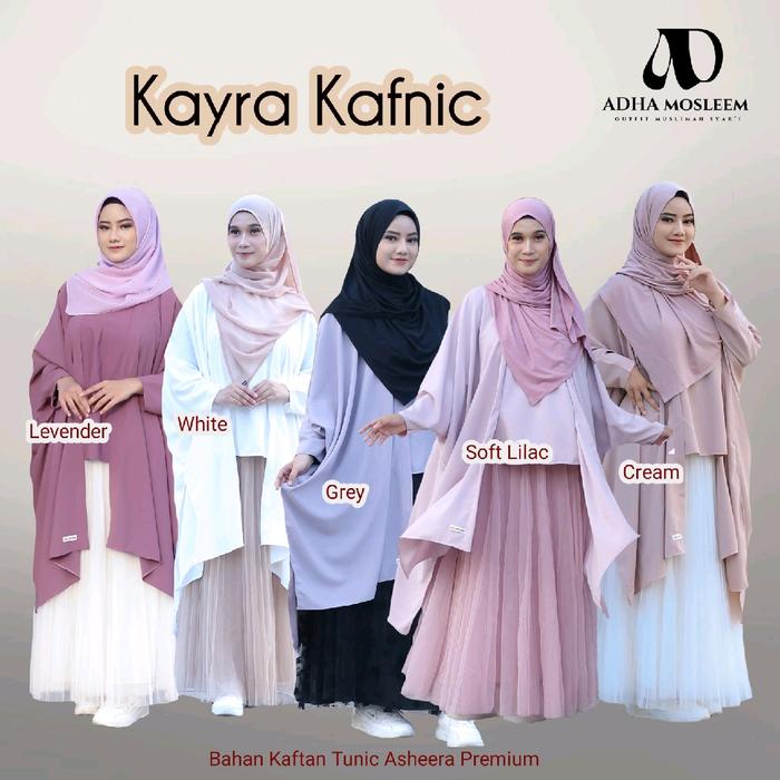 KAYRA Kafnic (2in1) Kaftan Tunik By Adha Mosleem