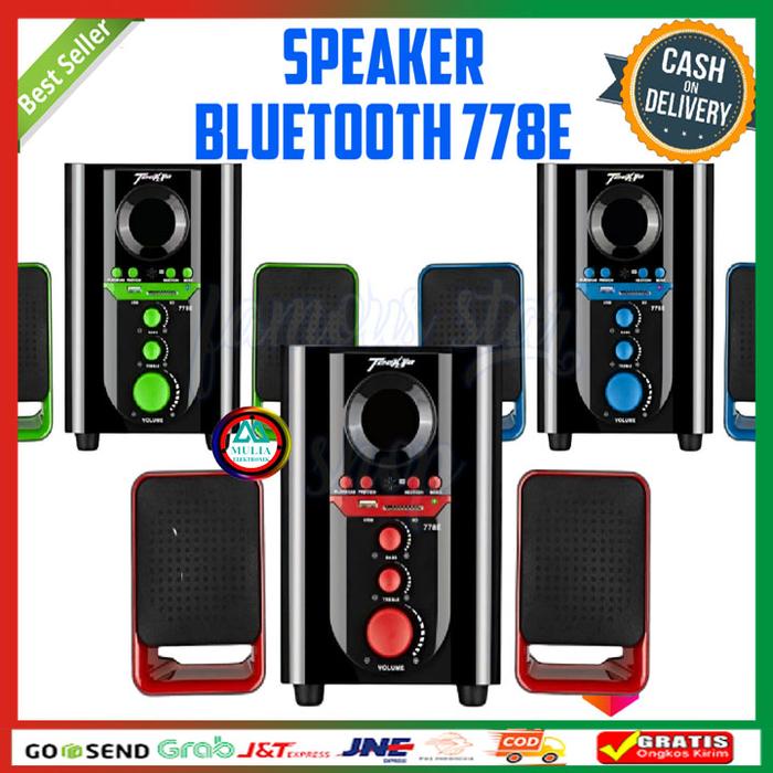 Speaker Teckyo 778E Speaker bluetooth by GMC Super Big Bass / active speaker teckyo 778 Super Murah 
