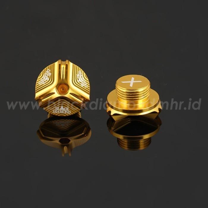 Tutup Baut Oli Mesin XMAX 250 Original Black Diamond