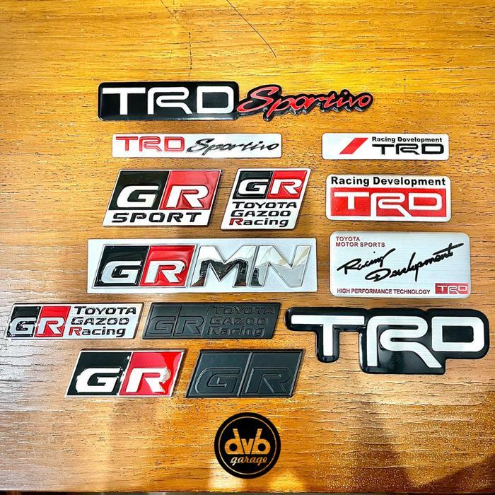EMBLEM LOGO TOYOTA - GR GAZOO RACING TRD