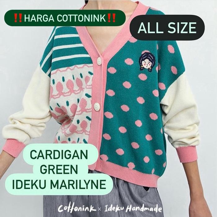 Ideku Handmade x Cottonink GREEN IDEKU MARILYNE / Idekuhandmade
