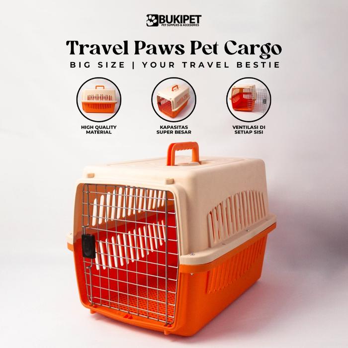 Pet Cargo Kandang Kucing Anjing Besar - Travel Pet Cargo Jumbo